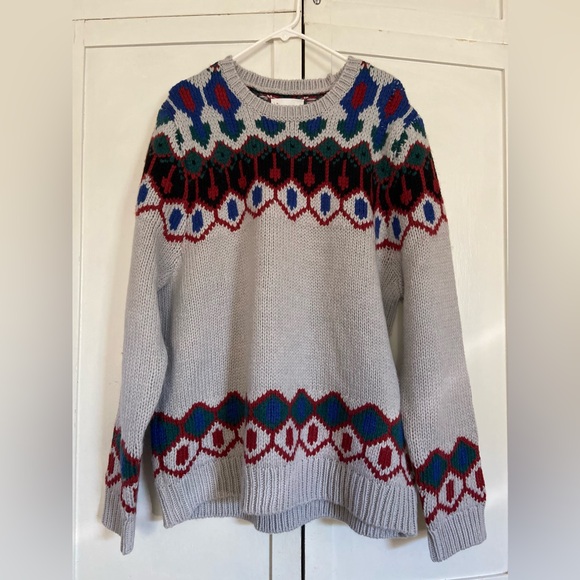 Lucky Brand Men’s Fairisle Crew-Neck Sweater - Multicolored Size XL - Picture 3 of 11